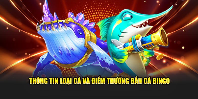 Thông tin loại cá và điểm thưởng bắn cá Bingo